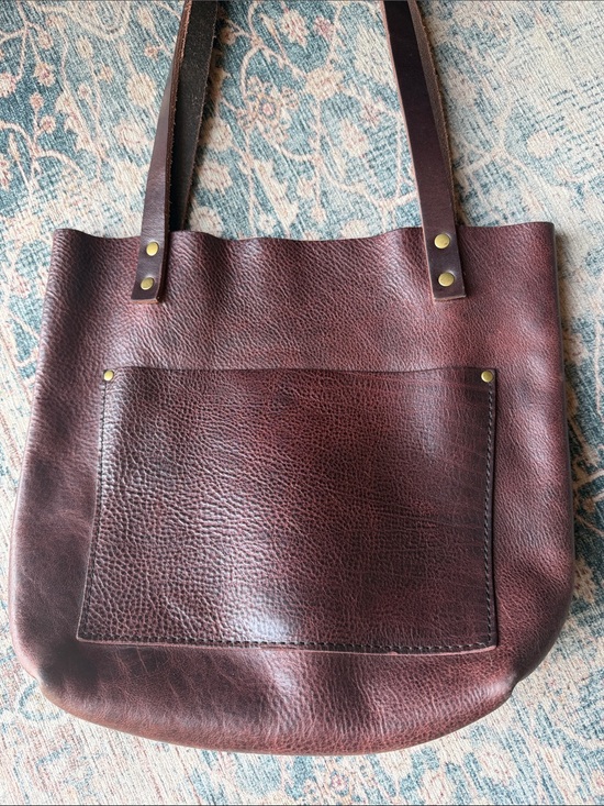 Portland Leather Handbags - Portland Leather Oxblood Classic Small Tote 🦄